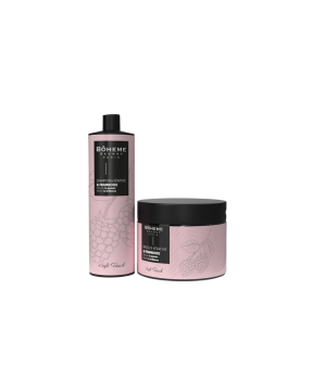 Shampoing & Masque Kératine & Framboise – Bohême Secret 500 ml