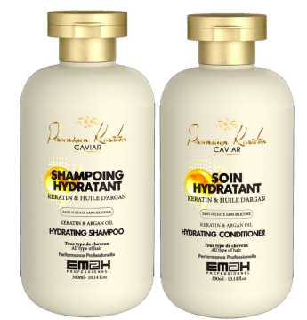 DUO D'ENTRETIEN TOUS LISSAGES PREMIUM KERATIN CAVIAR 250 ml
